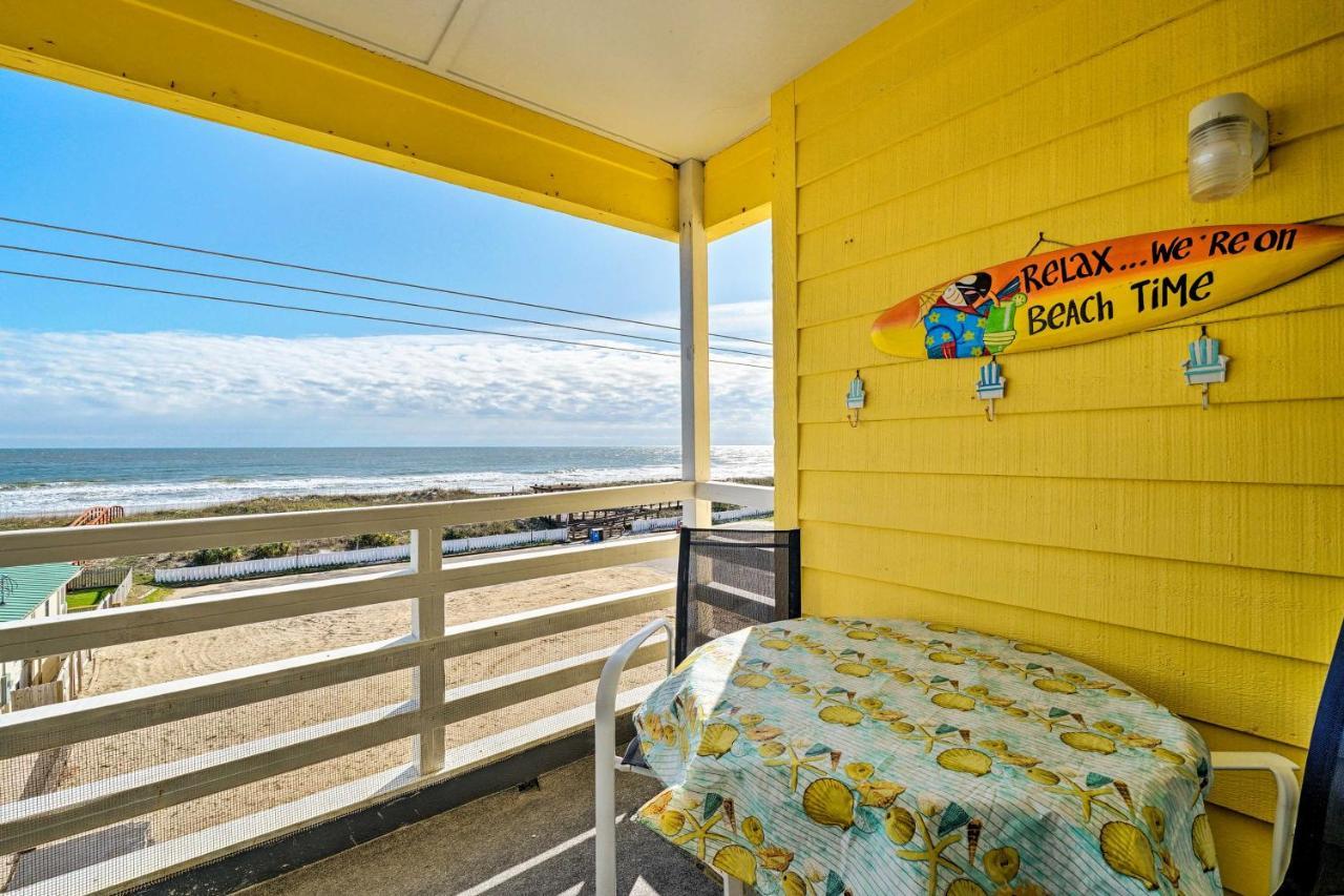 Breezy Beach Retreat With 180-Degree Ocean Views! Apartment Carolina Beach Exterior photo